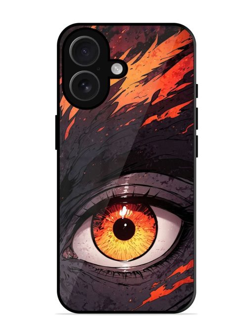 Inferno Gaze Glossy Soft Edge Case for Apple Iphone 16 Chachhi