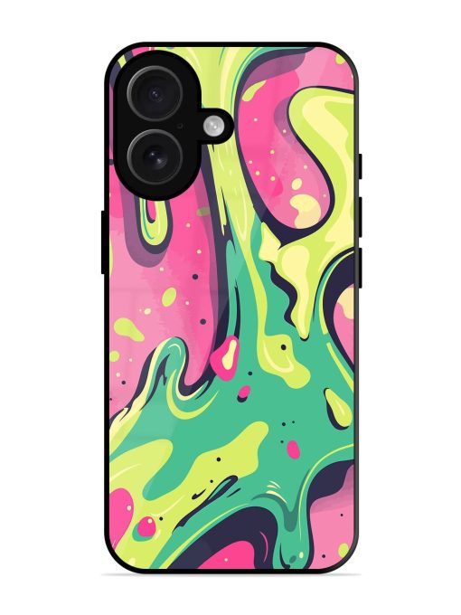 Gooey Grooves Glossy Soft Edge Case for Apple Iphone 16 Chachhi