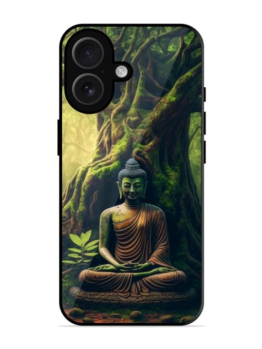 Green Buddha Art Glossy Soft Edge Case for Apple Iphone 16 Chachhi