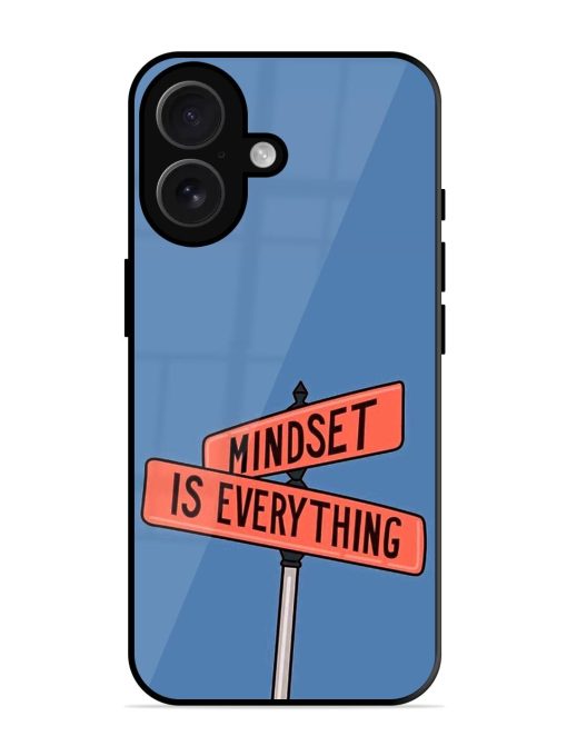 Mindset Matters Glossy Soft Edge Case for Apple Iphone 16 Chachhi