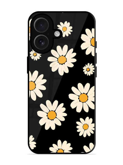 Daisies In The Night Glossy Soft Edge Case for Apple Iphone 16 Chachhi