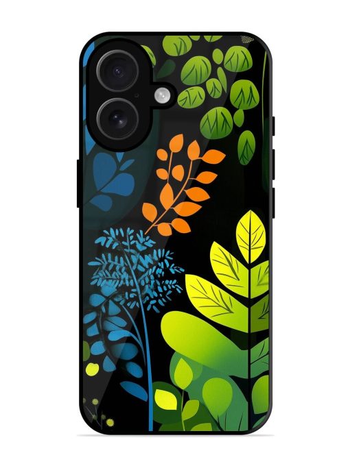 Midnight Garden Glossy Soft Edge Case for Apple Iphone 16 Chachhi