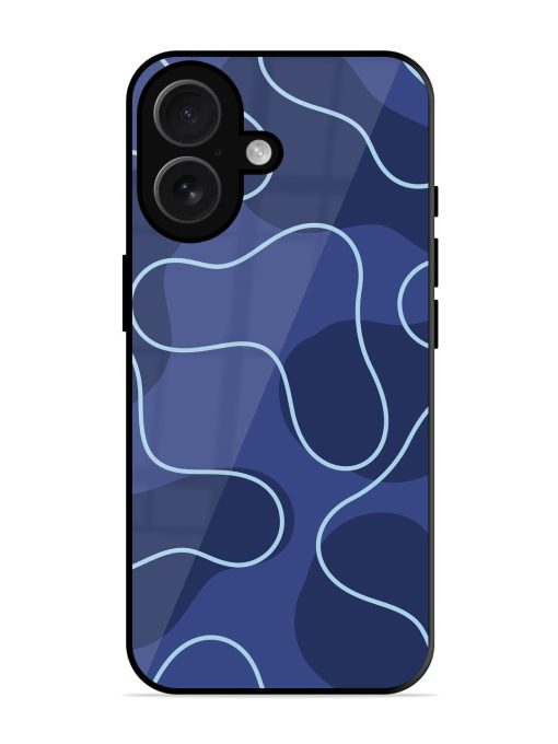 Midnight Maze Glossy Soft Edge Case for Apple Iphone 16 Chachhi