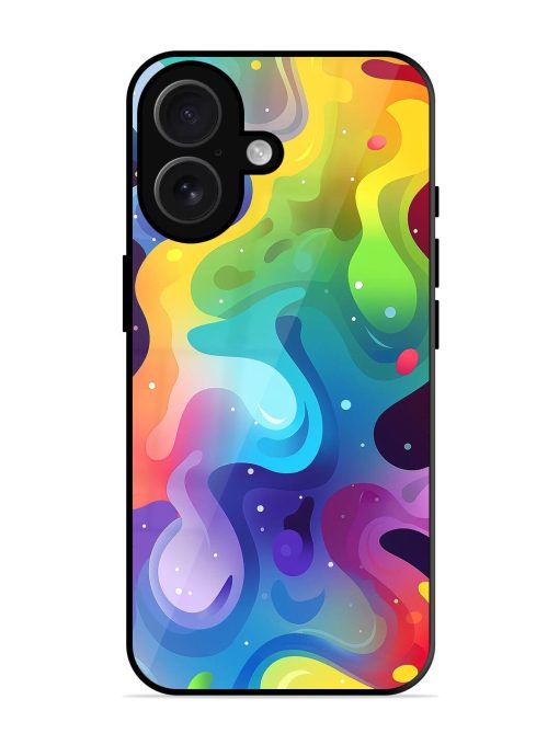 Rainbow River Glossy Soft Edge Case for Apple Iphone 16 Chachhi