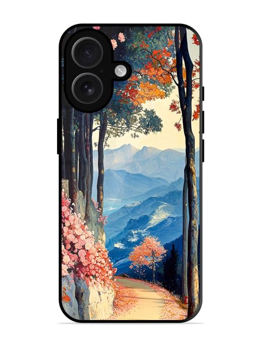 Mountainside Serenity Glossy Soft Edge Case for Apple Iphone 16 Chachhi