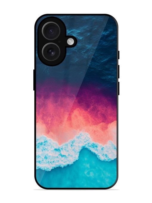 Where The Ocean Meets The Sky Glossy Soft Edge Case for Apple Iphone 16 Chachhi