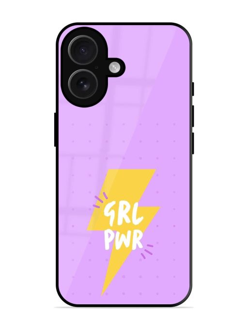 Girl Power Spark Glossy Soft Edge Case for Apple Iphone 16 Chachhi