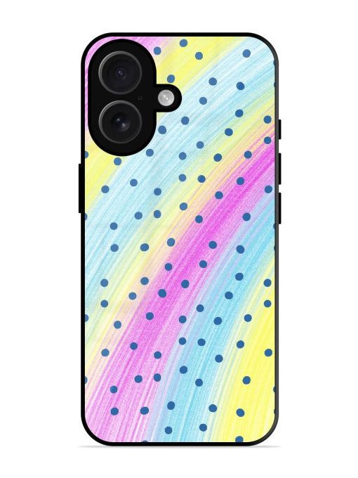 Polka Dot Paradise Glossy Soft Edge Case for Apple Iphone 16 Chachhi