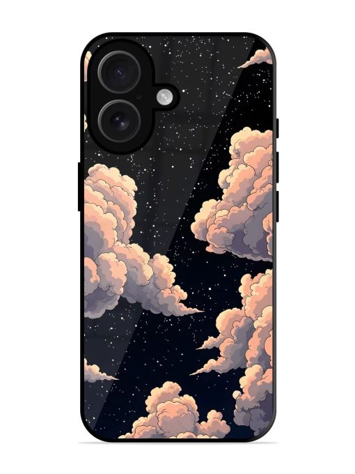 Starry Night Dreams Glossy Soft Edge Case for Apple Iphone 16 Chachhi