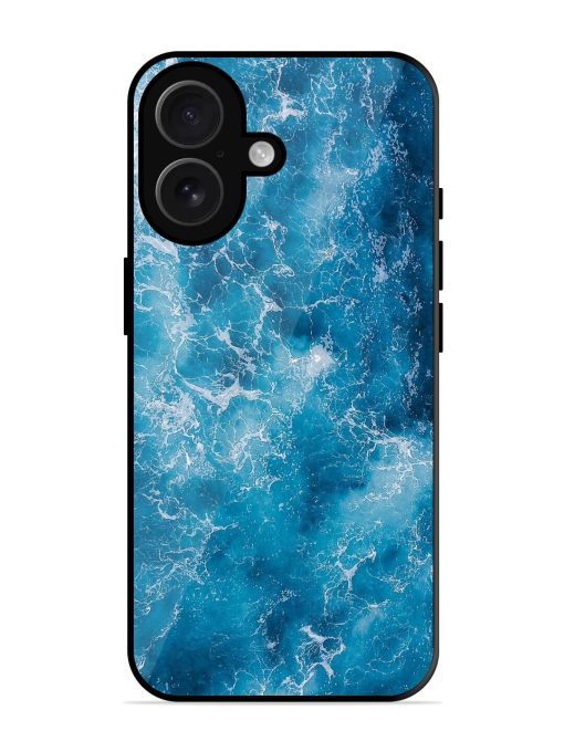 Oceanic Abyss Glossy Soft Edge Case for Apple Iphone 16 Chachhi