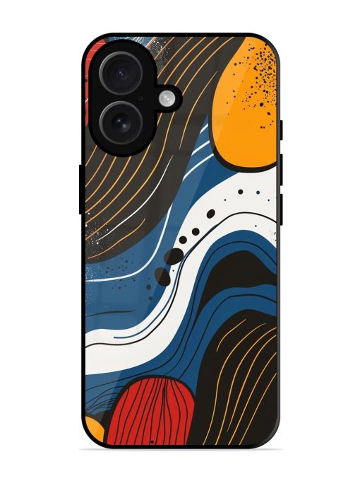 Abstract Expression Glossy Soft Edge Case for Apple Iphone 16 Chachhi