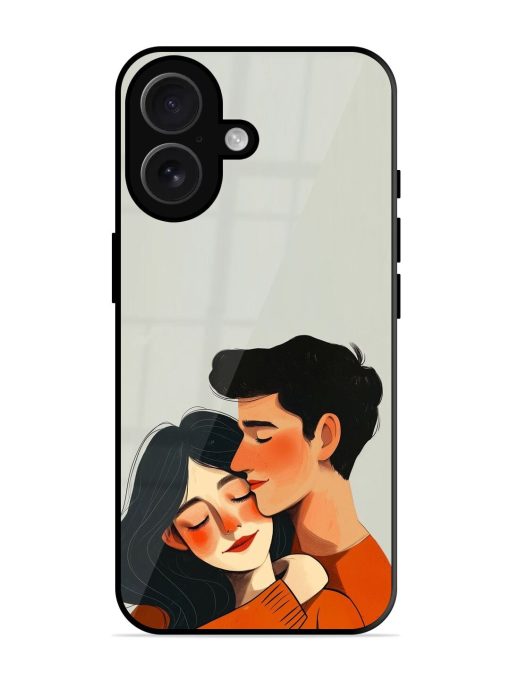 Craft Couples Glossy Soft Edge Case for Apple Iphone 16 Chachhi