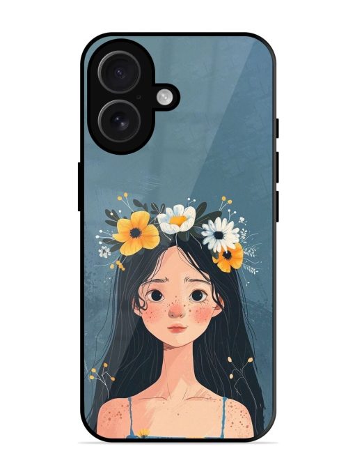 Gurl Art Glossy Soft Edge Case for Apple Iphone 16 Chachhi