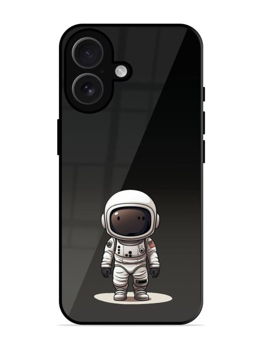 Neon Astronaut Glossy Soft Edge Case for Apple Iphone 16 Chachhi