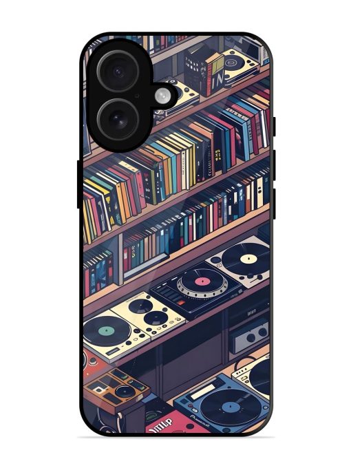 Music Lover'S Haven Glossy Soft Edge Case for Apple Iphone 16 Chachhi