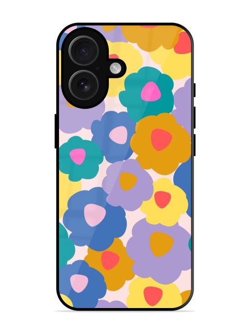 Flower Power Glossy Soft Edge Case for Apple Iphone 16 Chachhi