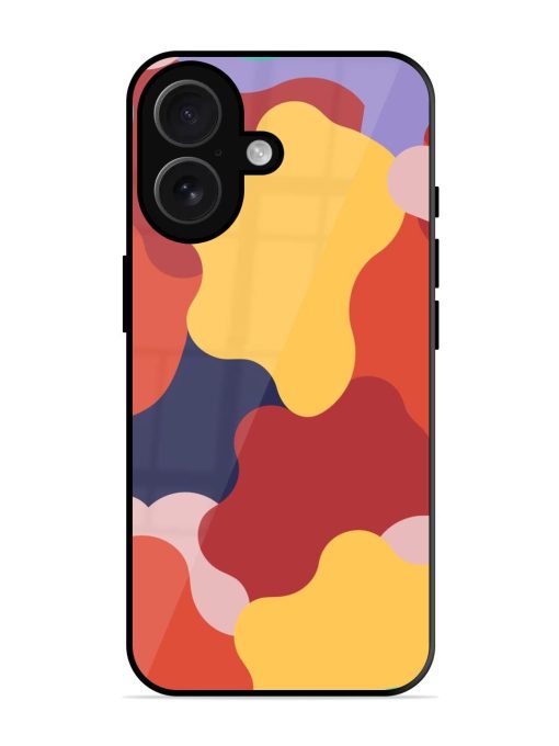 Gooey Color Chaos Glossy Soft Edge Case for Apple Iphone 16 Chachhi