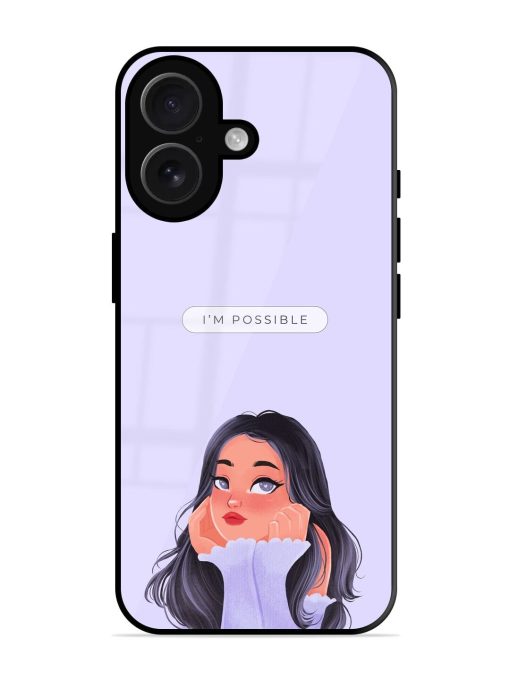 Im Possible Glossy Soft Edge Case for Apple Iphone 16 Chachhi