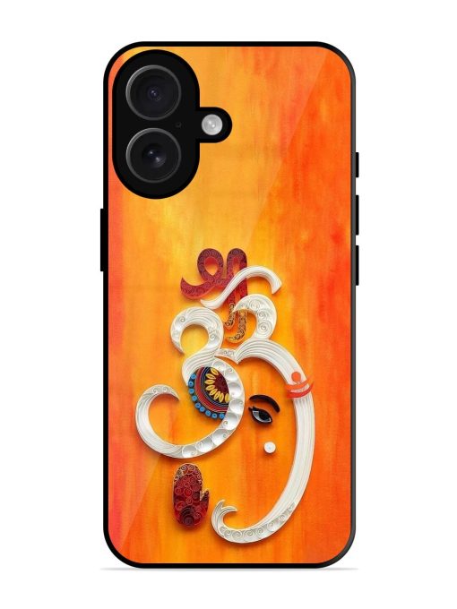 Ganesha In Quilling Art Glossy Soft Edge Case for Apple Iphone 16 Chachhi