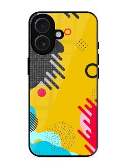 Neon Pop Glossy Soft Edge Case for Apple Iphone 16 Plus
