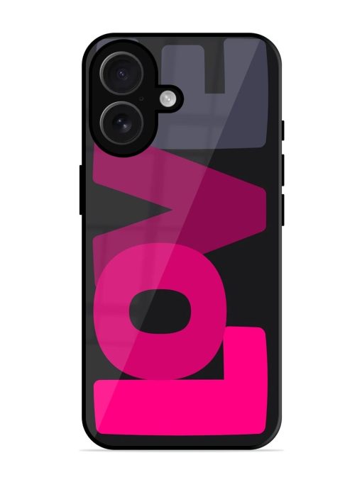 Pixelated Pastel Glossy Soft Edge Case for Apple Iphone 16 Plus