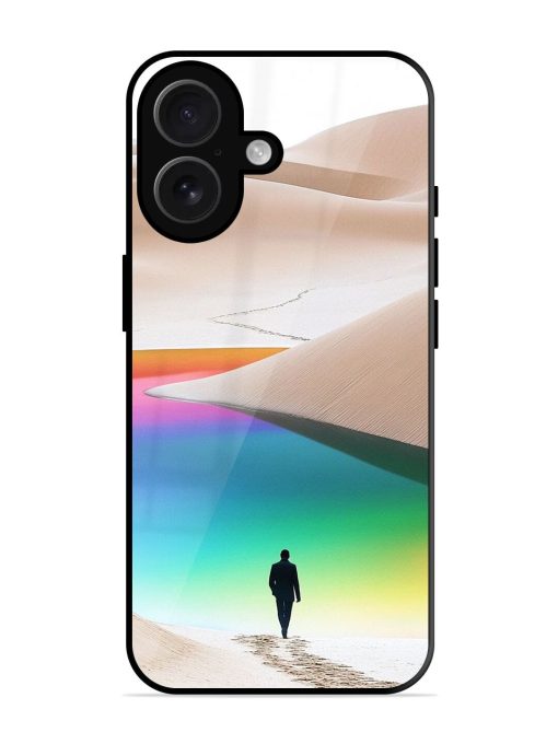 Desert Dreams Glossy Soft Edge Case for Apple Iphone 16 Plus Chachhi