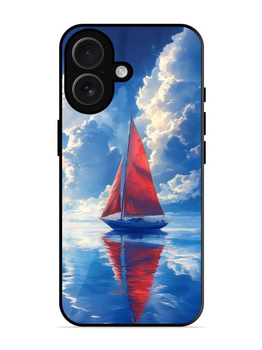 Crimson Sails Glossy Soft Edge Case for Apple Iphone 16 Plus Chachhi