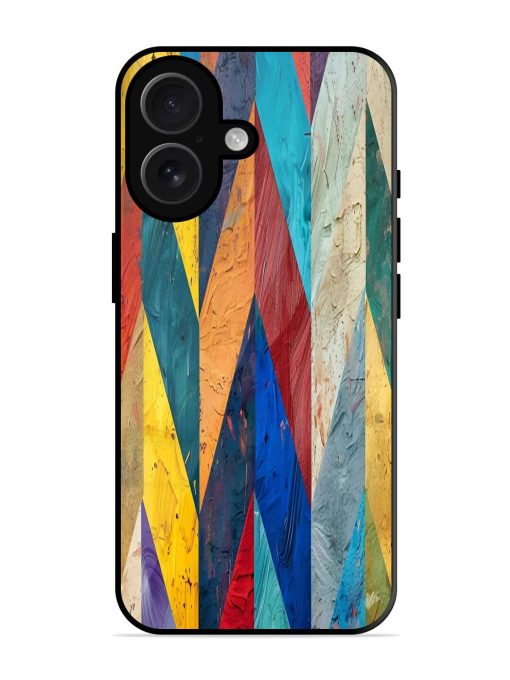 Abstract Tapestry Glossy Soft Edge Case for Apple Iphone 16 Plus Chachhi