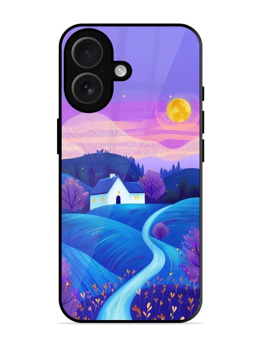 Moonlit Meadow Glossy Soft Edge Case for Apple Iphone 16 Plus