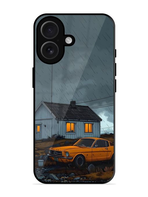 Rainy Day Retreat Glossy Soft Edge Case for Apple Iphone 16 Plus Chachhi