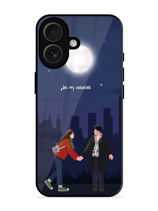 Moonlight Proposal Glossy Soft Edge Case for Apple Iphone 16 Plus Chachhi