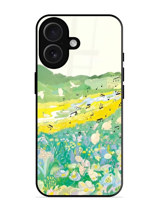 Melody In Bloom Glossy Soft Edge Case for Apple Iphone 16 Plus Chachhi