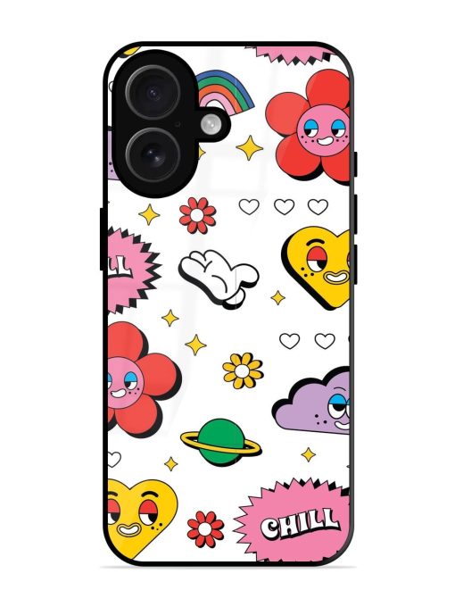 Whimsical Wonderland Glossy Soft Edge Case for Apple Iphone 16 Plus Chachhi