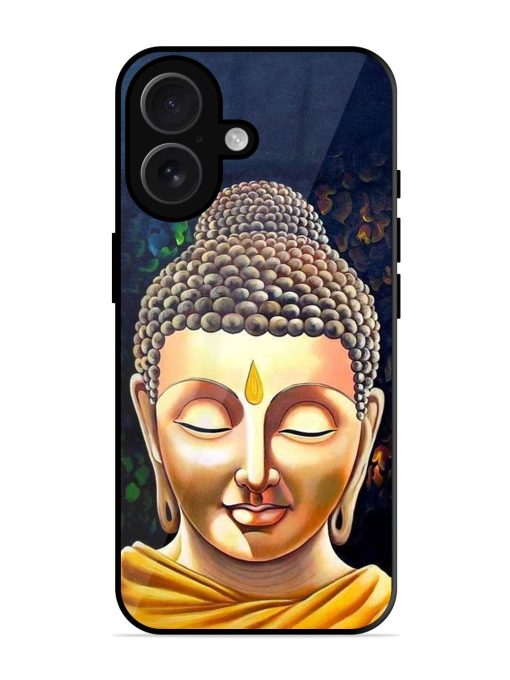 Buddha Face Glossy Soft Edge Case for Apple Iphone 16 Plus Chachhi