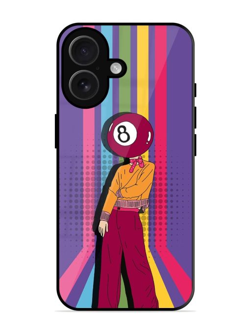 Eight Ball Fashionista Glossy Soft Edge Case for Apple Iphone 16 Plus Chachhi