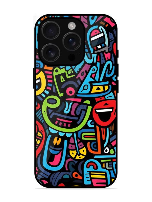 Doodlephoria Glossy Soft Edge Case for Apple Iphone 16 Pro Chachhi