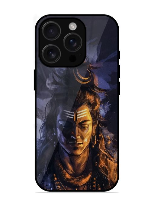 Lord Shiva Glossy Soft Edge Case for Apple Iphone 16 Pro Chachhi