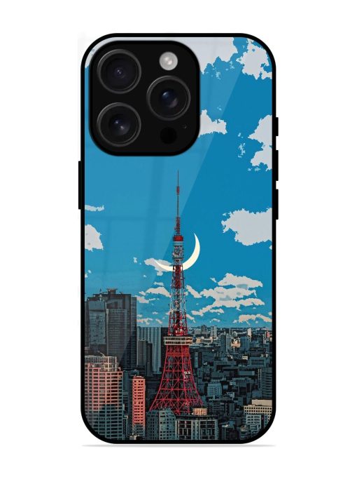 Tokyo Twilight Glossy Soft Edge Case for Apple Iphone 16 Pro Chachhi