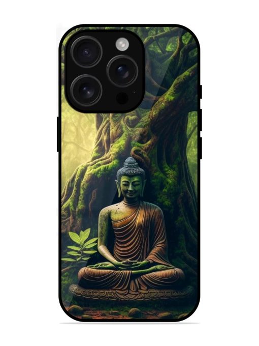 Green Buddha Art Glossy Soft Edge Case for Apple Iphone 16 Pro Chachhi