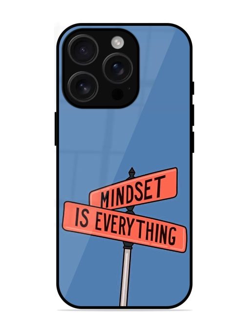 Mindset Matters Glossy Soft Edge Case for Apple Iphone 16 Pro Chachhi