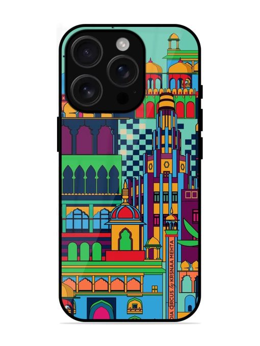 Indian Tapestry Glossy Soft Edge Case for Apple Iphone 16 Pro Chachhi