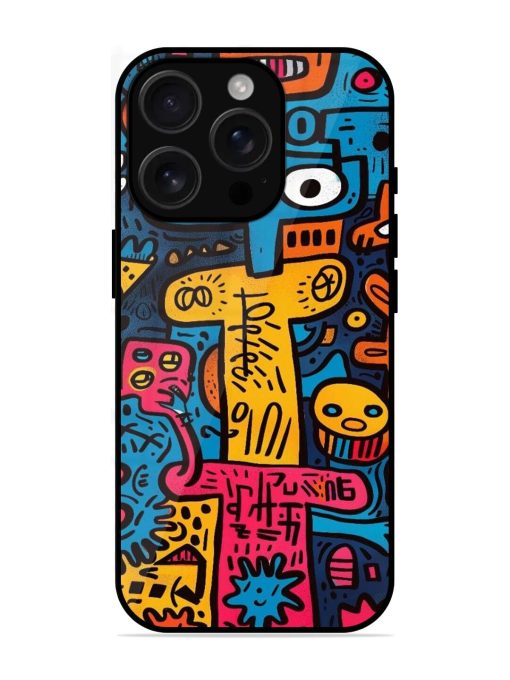 Doodletopia Glossy Soft Edge Case for Apple Iphone 16 Pro Chachhi