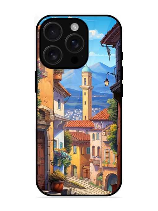 Tuscan Twilight Glossy Soft Edge Case for Apple Iphone 16 Pro Chachhi