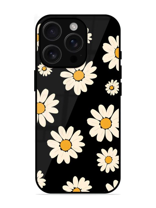 Daisies In The Night Glossy Soft Edge Case for Apple Iphone 16 Pro Chachhi