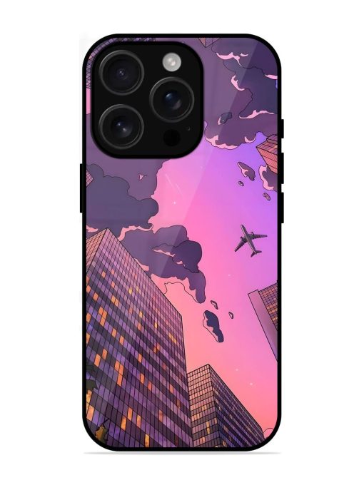 Urban Twilight Glossy Soft Edge Case for Apple Iphone 16 Pro Chachhi