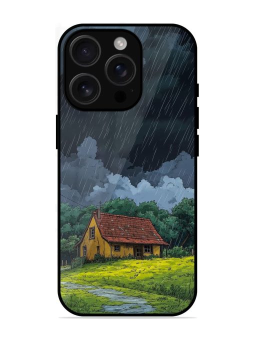 Rainy Day Retreat Glossy Soft Edge Case for Apple Iphone 16 Pro Chachhi