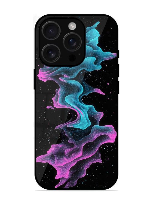 Cosmic Currents Glossy Soft Edge Case for Apple Iphone 16 Pro Chachhi