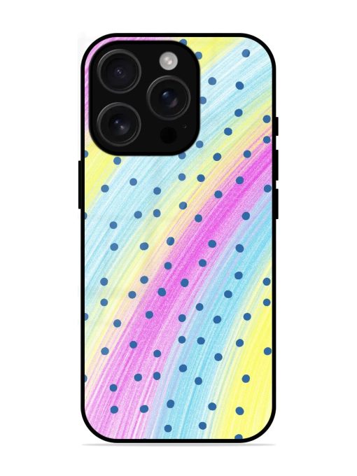 Polka Dot Paradise Glossy Soft Edge Case for Apple Iphone 16 Pro Chachhi