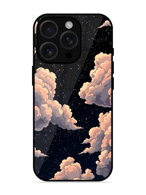 Starry Night Dreams Glossy Soft Edge Case for Apple Iphone 16 Pro Chachhi