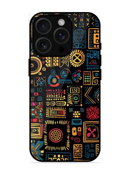 Tribal Tapestry Glossy Soft Edge Case for Apple Iphone 16 Pro Chachhi